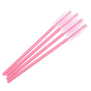 Disposable Mascara Wands Eyelash Applicator Rose Pink Pack Of 50PCS