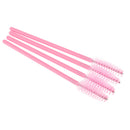 Disposable Mascara Wands Eyelash Applicator Rose Pink Pack Of 50PCS