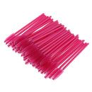 Disposable Mascara Wands Eyelash Applicator Rose Red Pack Of 50PCS
