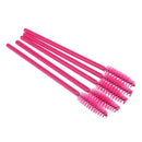 Disposable Mascara Wands Eyelash Applicator Rose Red Pack Of 50PCS
