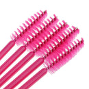 Disposable Mascara Wands Eyelash Applicator Rose Red Pack Of 50PCS