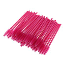 Disposable Mascara Wands Eyelash Applicator Rose Red Pack Of 50PCS