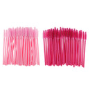 Disposable Mascara Wands Eyelash Applicator Rose Red Pack Of 50PCS