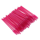 Disposable Mascara Wands Eyelash Applicator Rose Red Pack Of 50PCS