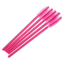 Disposable Mascara Wands Eyelash Applicator Rose Red Pack Of 50PCS