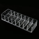 Clear Acrylic Compact Holder Display Storage Powder Eyeshadow Blush Highlighters Makeup Organiser Case