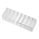 Clear Acrylic Compact Holder Display Storage Powder Eyeshadow Blush Highlighters Makeup Organiser Case