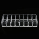 Clear Acrylic Compact Holder Display Storage Powder Eyeshadow Blush Highlighters Makeup Organiser Case