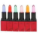 6 Pieces Flower Jelly Temperature Magic Change Color Waterproof Lipstick Moisturizer Lip Gloss Moist Lip Care