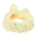 Elastic Bowknot Face Makeup Bath Spa Shower Headband Headpiece Yellow