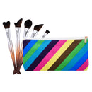 5 Pieces Mermaid Cosmetic Makeup Brushes Set Face Eye Foundation Blending Contouring Powder Cream Brush