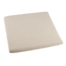 Comfortable Breathable Linen High Rebound Memory Foam Chair Back Seat Cushion Beige 40*39*4 cm
