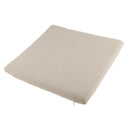 Comfortable Breathable Linen High Rebound Memory Foam Chair Back Seat Cushion Beige 40*39*4 cm