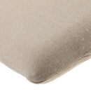 Comfortable Breathable Linen High Rebound Memory Foam Chair Back Seat Cushion Beige 40*39*4 cm