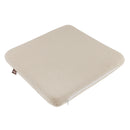 Comfortable Breathable Linen High Rebound Memory Foam Chair Back Seat Cushion Beige