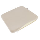 Comfortable Breathable Linen High Rebound Memory Foam Chair Back Seat Cushion Beige