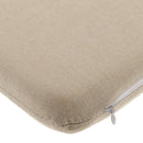 Comfortable Breathable Linen High Rebound Memory Foam Chair Back Seat Cushion Beige