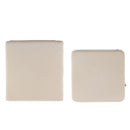 Comfortable Breathable Linen High Rebound Memory Foam Chair Back Seat Cushion Beige