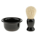 Anself 5 in 1 Men's Manual Razor Set Stainess Steel Stand Holder Wet Shaving Beard Razor Shaving Brush Bowl