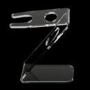 Z Stand Holder for Straight Razor and Brush Barber Salon Tool Shaving Clear