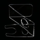 Z Stand Holder for Straight Razor and Brush Barber Salon Tool Shaving Clear
