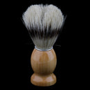 Safety Salon Barber Hair Beard Cutting Dust Shaving Brush with Natural Wood Handle Facial Cleansing Tool