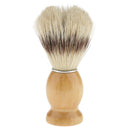 Safety Salon Barber Hair Beard Cutting Dust Shaving Brush with Natural Wood Handle Facial Cleansing Tool