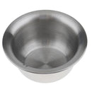 Rustproof Durable Stainless Steel Men's Shaving Brush Mug Bowl Men Barber Beard Shave Soap Cup - Diameter 65mm