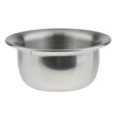 Rustproof Durable Stainless Steel Men's Shaving Brush Mug Bowl Men Barber Beard Shave Soap Cup - Diameter 65mm
