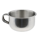 High Quality Stainless Steel Men's Shaving Mug Bowl Men Barber Beard Soap Mug Cup + Handle for Shave Brush