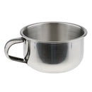 High Quality Stainless Steel Men's Shaving Mug Bowl Men Barber Beard Soap Mug Cup + Handle for Shave Brush