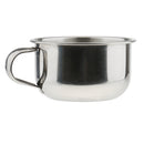 High Quality Stainless Steel Men's Shaving Mug Bowl Men Barber Beard Soap Mug Cup + Handle for Shave Brush
