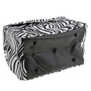 New Large Hair Tools Bag Zebra Design Hairdressing Salon Tools Carry Case for Hair Styling Equipments Storage