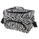 New Large Hair Tools Bag Zebra Design Hairdressing Salon Tools Carry Case for Hair Styling Equipments Storage