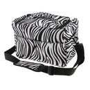 New Large Hair Tools Bag Zebra Design Hairdressing Salon Tools Carry Case for Hair Styling Equipments Storage