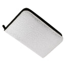 Professional PU Leather Salon Barber Hair Scissors Sears Combs Bag Pet Hairdressing Tool Pouch Holder Case - White Silver
