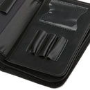 Professional PU Leather Salon Barber Hair Scissors Sears Combs Bag Pet Hairdressing Tool Pouch Holder Case - White Silver