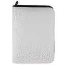 Professional PU Leather Salon Barber Hair Scissors Sears Combs Bag Pet Hairdressing Tool Pouch Holder Case - White Silver