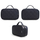 Women Girls Travel Cosmetic Makeup Bag Toiletry Bag Black