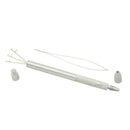 1pcs 2in1 Loop Needle Holder with 3pcs Needles Aluminum Crochet Holder Needle Hook for Hair Braiding and Latch Hook Kit