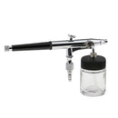 Professional Dual-Action Gravity Feed Airbrush Spray Painting Gun Kit 0.3/ 0.5mm Needles for Makeup Cake Nail Tattoo Art