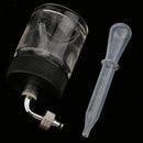 Professional Dual-Action Gravity Feed Airbrush Spray Painting Gun Kit 0.3/ 0.5mm Needles for Makeup Cake Nail Tattoo Art