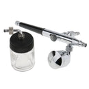 Professional Dual-Action Gravity Feed Airbrush Spray Painting Gun Kit 0.3/ 0.5mm Needles for Makeup Cake Nail Tattoo Art
