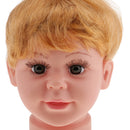 Children Baby Boy Mannequin Manikin Head with Wig for Child Kids Eye Glasses Hat Cap Display