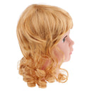 Baby Girl Mannequin Manikin Head with Hair Wig Kids Child Glasses Headscarf Hat Caps Display Stand Model for Beauty Salon Stores