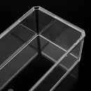 3 Tier Clear Acrylic Cosmetic Makeup Small Ornaments Cube Organiser Cotton Pads Swab Sundries Storage Box Case Storage