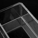 3 Tier Clear Acrylic Cosmetic Makeup Small Ornaments Cube Organiser Cotton Pads Swab Sundries Storage Box Case Storage
