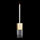 2 Pieces 3ml Empty Eyelashes Mascara Tube Eyeliner Vials Bottle for Makeup