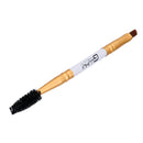 Double-ended Wood Eye Brow Mascara Comb Angled Eyebrow Brush Makeup Tool Kit 12cm Long