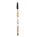 Double-ended Wood Eye Brow Mascara Comb Angled Eyebrow Brush Makeup Tool Kit 12cm Long
